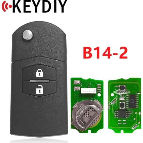 Free shipping (1 piece)B14-2 KD Remote Key 2 button remote B series key for kd900 urg200 remote master