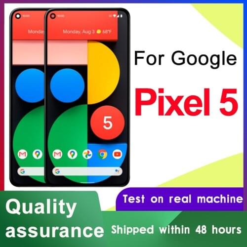 100% Tested 6.0" LCD Replacement For Google Pixel 5 OLED Display Touch Screen Digitizer Assembly For Google Pixel5 GD1YQ GTT9Q