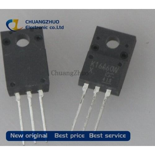 10pcs/lot New original K16A60W TK16A60W TO-220F 600V 15.8A