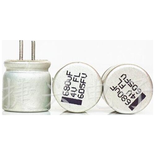 100pcs 680uF 4V FL Series 8x9mm Low ESR Original 4V680uF VGA/Motherboard Capacitor