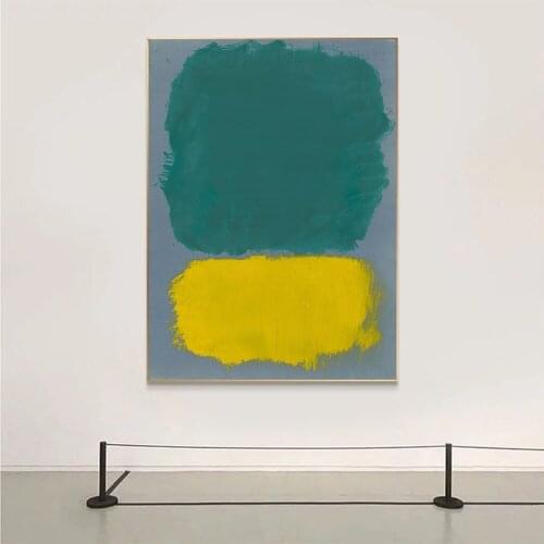 Abstract Art Oil Painting Poster Famous Mark Rothko Color Block Art Mural Canvas Painting Living Room Gallery Aisle Home Decor