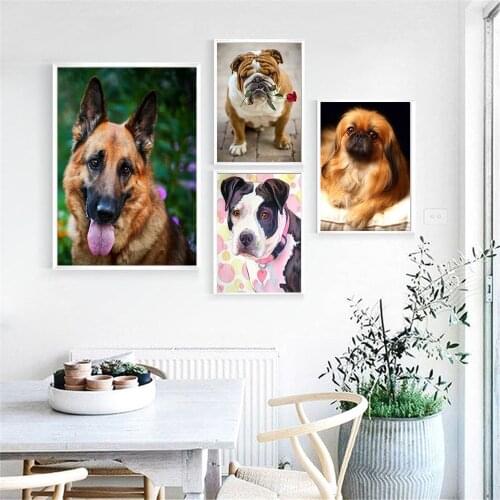 Diamond Painting Full Square Dog 5D Diy Diamond Embroidery Picture Mosaic Rhinestone Handmade Gift Home Decor