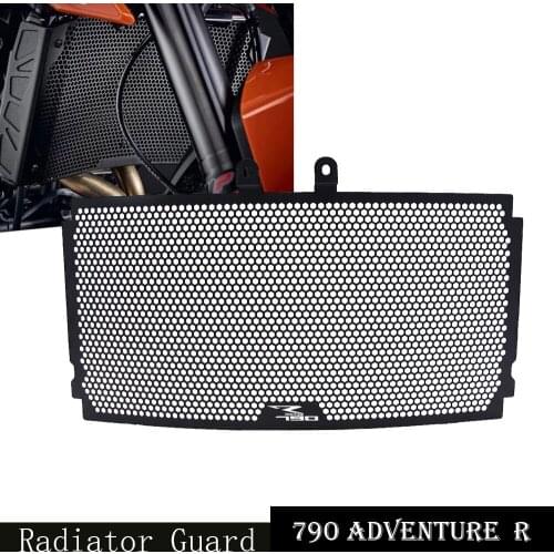 Motorcycle Aluminum Radiator Grille Grill Guard Cover Protector For 790 AdventureR 2019-2021 2020 790 Adventure R Radiator Guard