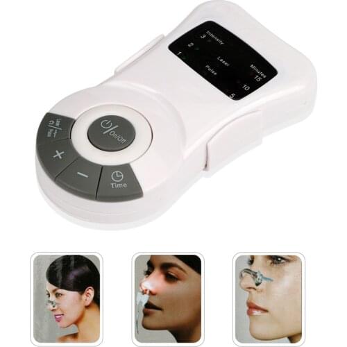 Pro Rhinitis Therapy Device Sinusitis Nose Therapy Cure Rhinitis Allergy Reliever Hay Fever Allergic Rhinitis Laser Massager