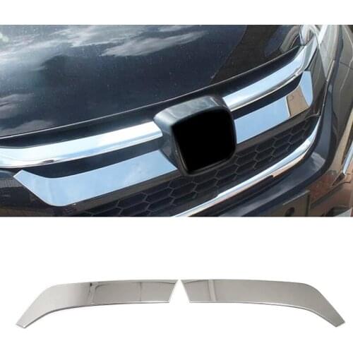 Car Stainless Steel Front Mesh Grille Cover Trim for Honda CRV CR-V 2015 2016