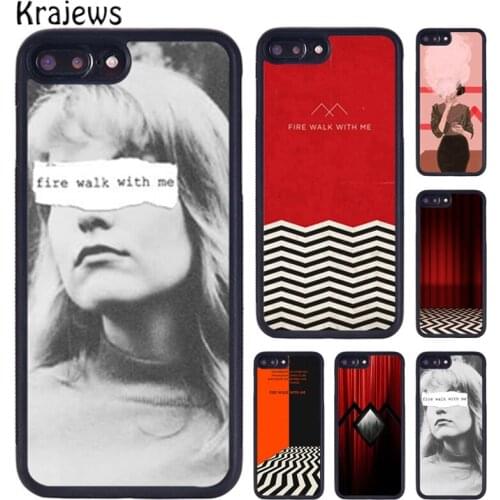 Krajews Twin Peaks Fire Walk With Me Phone Case For iPhone X XR XS 11 12 Pro MAX 5 6 6S 7 8 Plus Samsung Galaxy S7edge S8 S9 S10