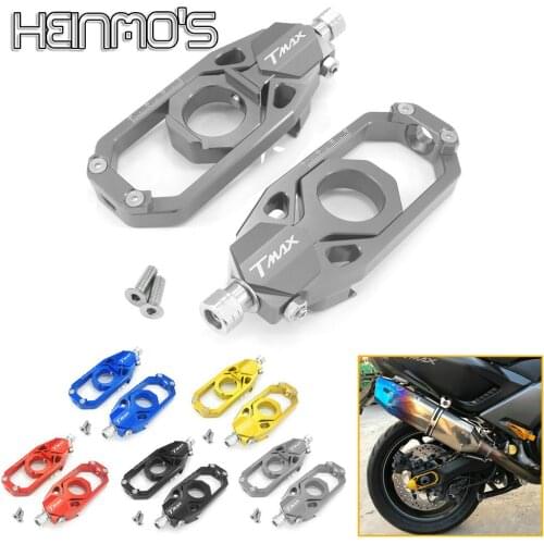For Yamaha TMAX 530 2013 2014 2015 2016 2017 2018 2019 Motorcycle Rear Axle Spindle Chain Adjuster Tensioner TMAX530 T-MAX T MAX