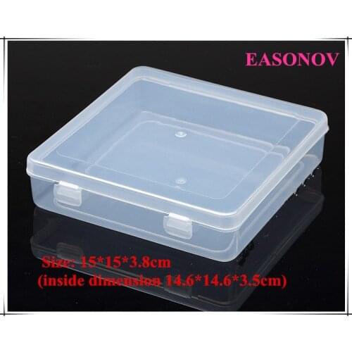 PP square plastic parts box tool storage box 2pcs/lot