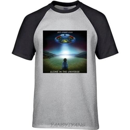 Cool Jeff Lynnes ELO The Electric Light Orchestra English rock T-shirt summer raglan sleeve t shirt brand man tops