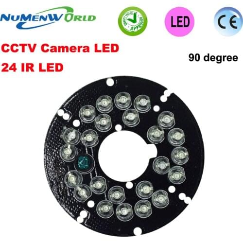 New beautiful 24 IR Leds board Infrared Board for Security camera CCTV dome Camera 90 Degrees Good quality cctv spare Part