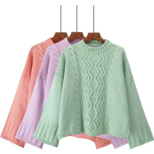 Autumn winter warm soft thick oversized turtleneck sweater new arrival japan style loose long sleeve chandail femme