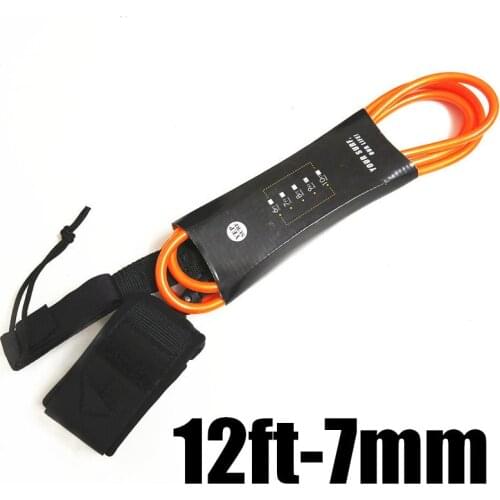 Surfboards Leash 12ft 7mm Length Sports Surfboard Leash Surf Leash Laisse Surf water sport