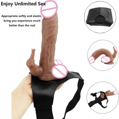 Strap On Realistic silicone Dildo for gay adjustable Pants For Woman Strapon Dildo Panties For Lesbian Gay Adult game Sex Toy