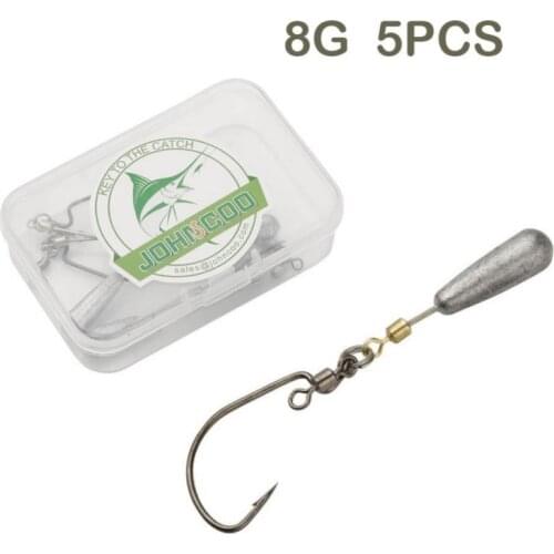 Stainless Steel Fishing Hook And Short Hook Fishing Tackle 5-piece Boxed Hook And Fish Hook