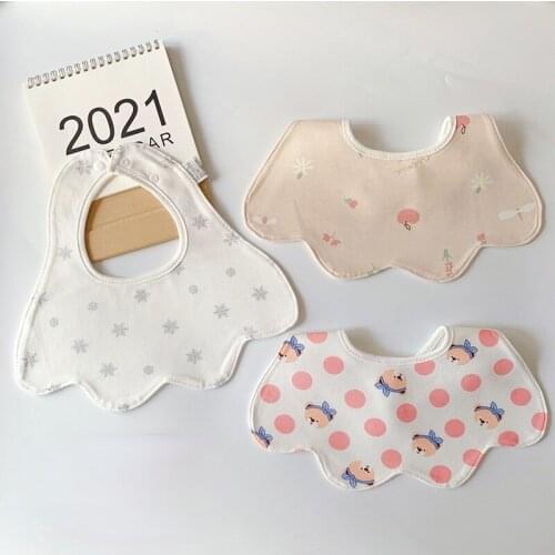 Burp Cloths Baby Accessories Newborn Feeding Muslin Bib Infant Bibs Burp Cloths Cotton Baby Bibs for 3 Piece/set Babero Bebe