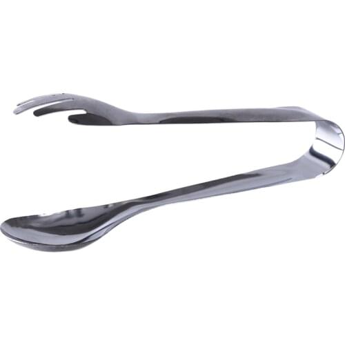 Stainless Steel Food Clip Spoon Fork Tongs Salad Party Pastry Buffet Pliers Kitchen Accessories