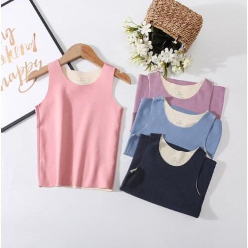 1Pc Children‘s Clothes Vest Autumn Winter Warm Cotton Children Boys Girls Clothes Vest Baby Pajamas Unisex Kids Clothing