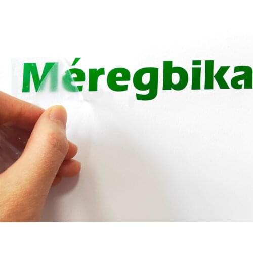 1PCS Personalised Name Sticker Vinyl DIY Stickers Die Cut Green Lable PVC Waterproof Tags Use For Daily Necessities Custom Items