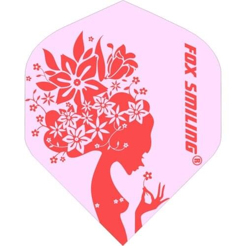 Fox Smiling Pink Darts Flights Wing For Professional Darts Wing Tail Indoor Games