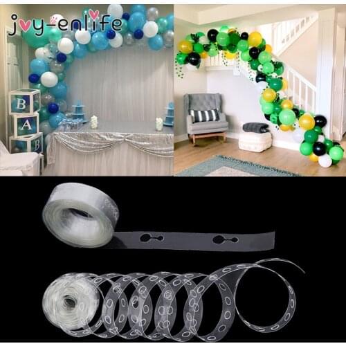 5M 110/160Holes Balloon Arch Chain Party Decorations Ballon Accessories Wedding Ball Birthday Baby Shower Ballons Backdrop Decor