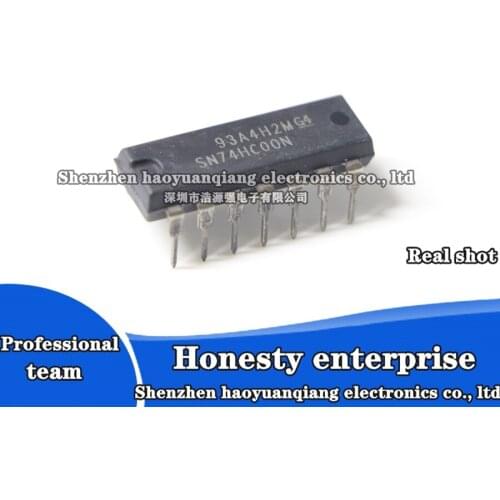5PCS Genuine original SN74HC00N 74HC00 straight-in DIP-14 quad 2-input positive NAND gate