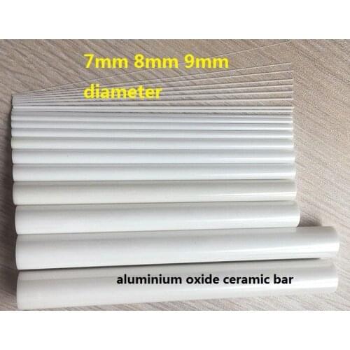 7mm 8mm 9mm mirror surface aluminium oxide ceramic bar AlO PIN GAGE aluminum oxide Corundum ceramic stick alumina ceramic rod