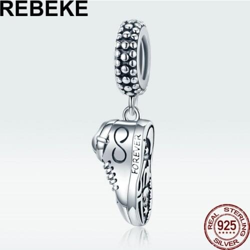 Auffik 100%25925 sterling silver necklace pendant fit Pandora bracelet Mamba mentality charm beads for women fashion jewelry