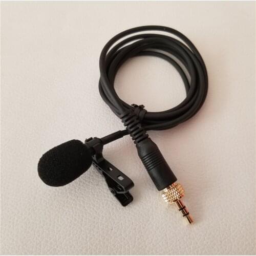 Wireless Microphone Camera Clip Collar Mic UTX-B03 UTX-B2 for SONY D11 Black Cable 1M