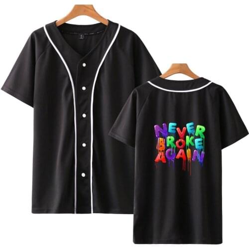 YoungBoy Never Broke Again baseball t shirt Summer Streetwear Short Sleeve t-shirt men/women Casual Design tshirt Tops Tee