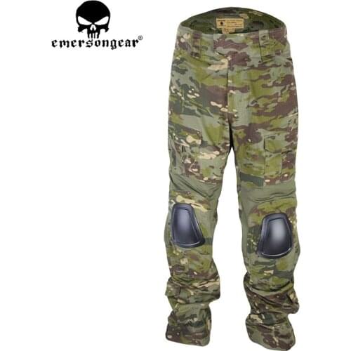 EMERSONGEAR Combat Pants Tactical Pants with Knee Pads Airsoft Camping Hiking Hunting BDU Combat Pants Multicam Tropic EM9281