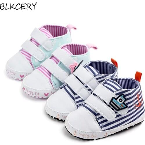 Newborn Baby Girl Shoes Hook&Loop Sneakers Soft Sole Casual Shoes for Boy Walking Infant Boots Toddler Footwear 1 Year Old Dress