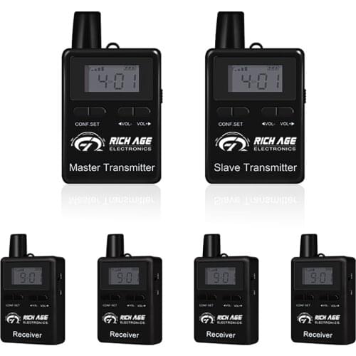 RC2402 two way communication system for horse riding for 2 master&slave transmitter+4 receivers