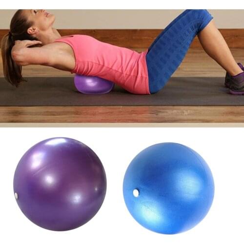 2Pcs Heavy Duty 25cm / 9.84 inch PVC Fitness Yoga Ball Smooth Balancing Training Gym Workout Equipment Sports for Body Building