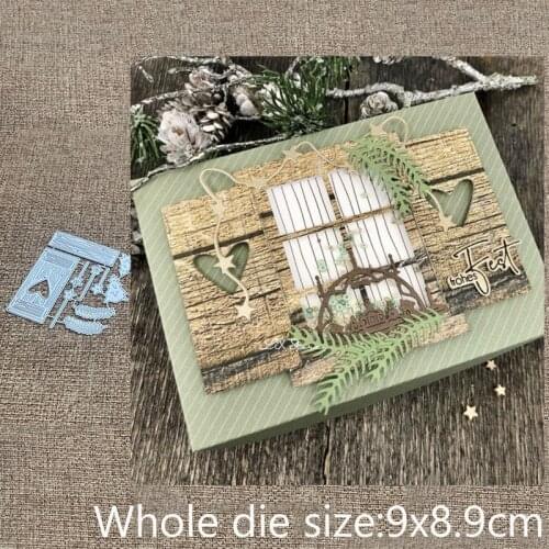 New Design Craft Metal stencil mold Cutting Dies Wooden door decoration scrapbook die cuts Album Paper Card Craft Embossing