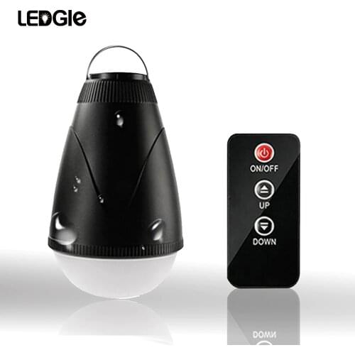 LEDGLE Simple Camping Lantern with Mosquito Repellent Remote Controlled LED Lamp Waterproof Outdoor Lamps Rechargeable RGB Light