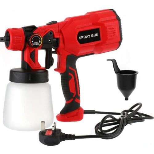 220V 550W Electric Spray Gun Handheld 800ml Adjustable Flow 1.8mm Nozzle Car Paint Home Decorating Sprayer Cleaning Power Tool