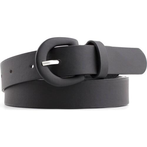 2020 New Designer Womens White Black Brown Red Thin Leather Belt Female Strap Pin Buckle Waist Belts for Women Ladies Pants