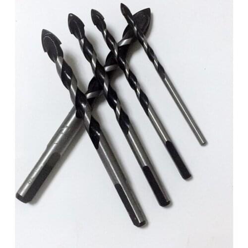 5pcs/ set triangle drill 5.6.8.10.12mm v twist drill bit concrete ceramic glass drill