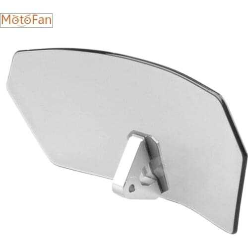 Motorcycle Universal windshield Clamp-On Variable Windscreen Spoiler Extension for Kawasaki BMW Benelli Triumph