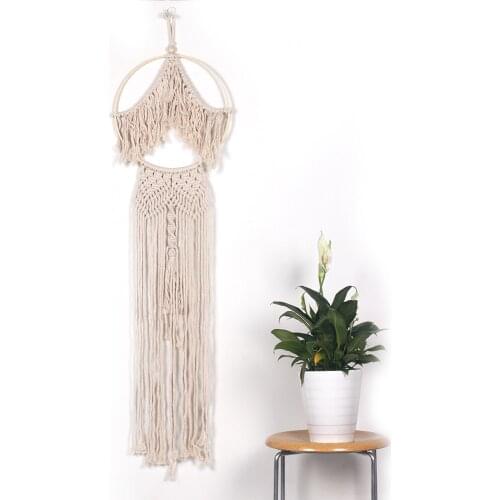 Wind Chimes & Hanging Decorations Bamboo Weave Simple and Advanced Room Decoration Boho Wedding Party Accessories T07