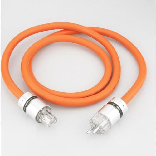 High END Audiocrast P113 5N OFC Pure Copper European standard Power Connector EU Schuko Power Cord HIFI