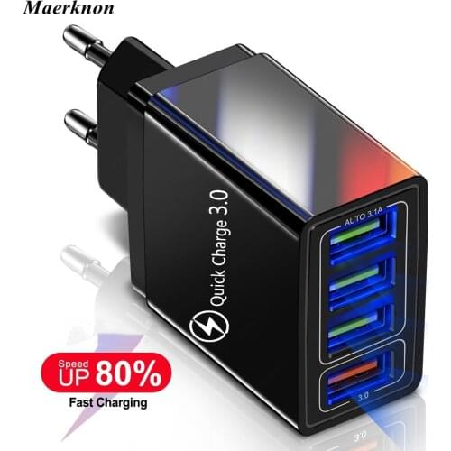 Smart phone Charger Quick Charge 3.0 super fast Wall Charger Mobile phone Adapter For iPhone 12 pro xiaomi Mobile phone charger