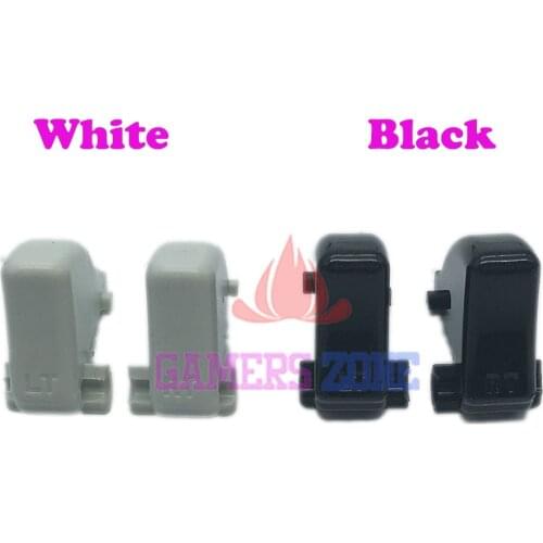 1sets ~50sets Black & White Plastic LT RT Button For Xbox360 Xbox 360 Controller