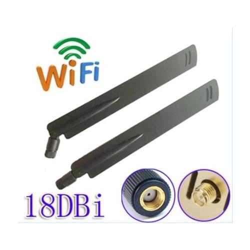 2.4g SMA antenna wifi module high gain 18dBi rubber foldable aerial