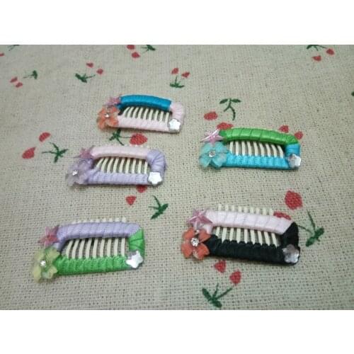 2016 New Cute Handmade Mix style Dog Supplies Pet Grooming Pet Wig Hair Clip Dog Hair Bows 20pcs