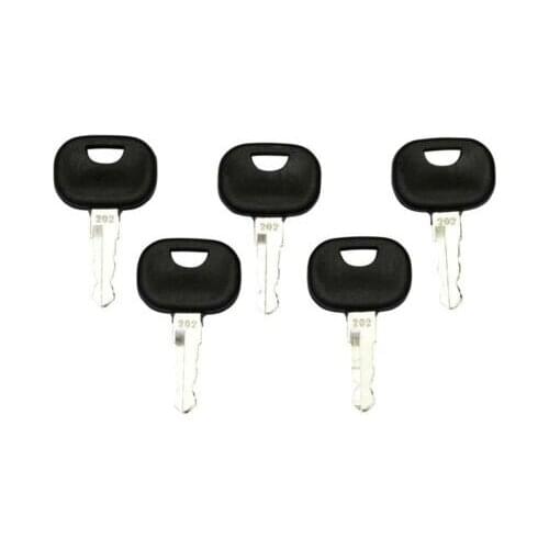 5 Ignition Keys for Volvo Wheel Loaders For John Deere Equipment #RE183935 202 Free Shipping