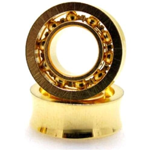 6pcs R188KK UR188 Gold Plated Bearing For Fidget Spinner Yoyos Fan