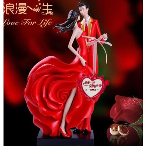 Household jewelry lovers resin wedding decoration creative wedding little gift resin crafts Wholesale factory direct selling