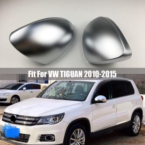 Rearview side mirror cover caps for VW Tiguan Allspace L MK2 2010 2011 2016 Replacement Pair Side Wing Mirror Caps Cover
