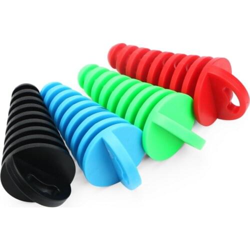 LEEPEE Silencer for Moto Exhaust Pipe Motocycle Air-bleeder Waterproof Plug Motocross Tailpipe Wash Stopper Protector Rubber